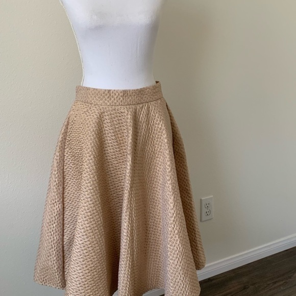 Elegant Tan Women's Skirt - Picture 1 of 8